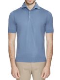 polo filippo de laurentiis paramontura azzurro