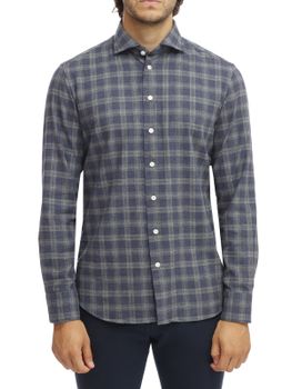 Camicia Bastoncino Check Blu