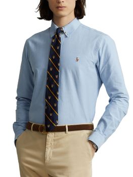 Camicia Polo Ralph Lauren Oxford Azzurro