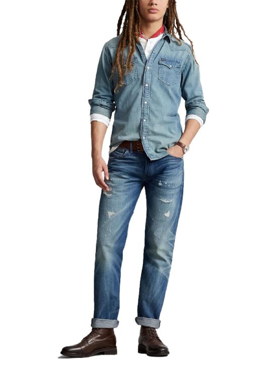 camicia-polo-ralph-lauren-western-denim-710703936-001