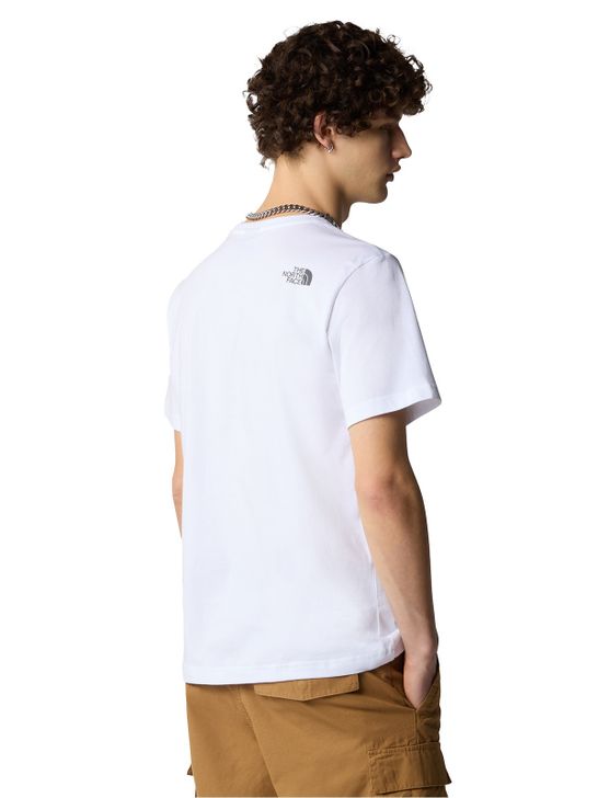 t-shirt-the-north-face-mountain-line-white