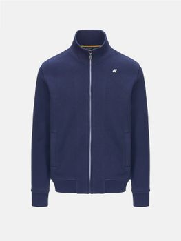 Felpa K-Way Finn French Terry Blu