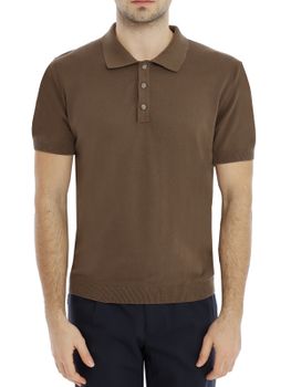 Polo Shirth Pendolum Crepe Brown
