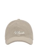 ball cap mc2 saint barth corduroy beige