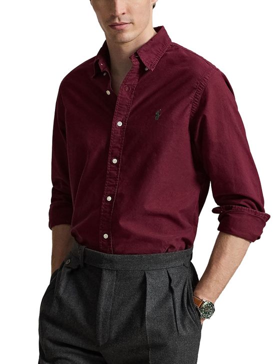 camicia-polo-ralph-lauren-oxford-garment-dyed-bordeaux-710805564-526