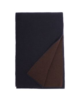 Scarf Barna Cashmere Two-Tone Blue/Brown