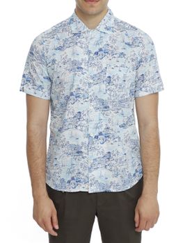 Camicia Tintoria Mattei Azzurro