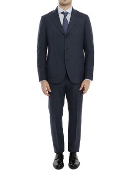 Abito Sartoria Latorre Fresco Lana Blu