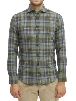 Camicia Bastoncino Check Verde
