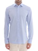 shirt bastoncino pinpoint light blue