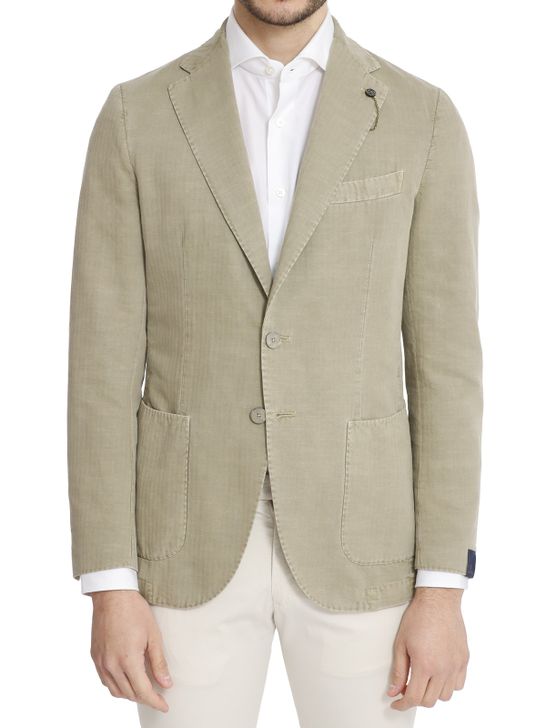 blazer-santaniello-micro-herringbone-green