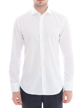 Camicia Bastoncino Pinpoint Bianco