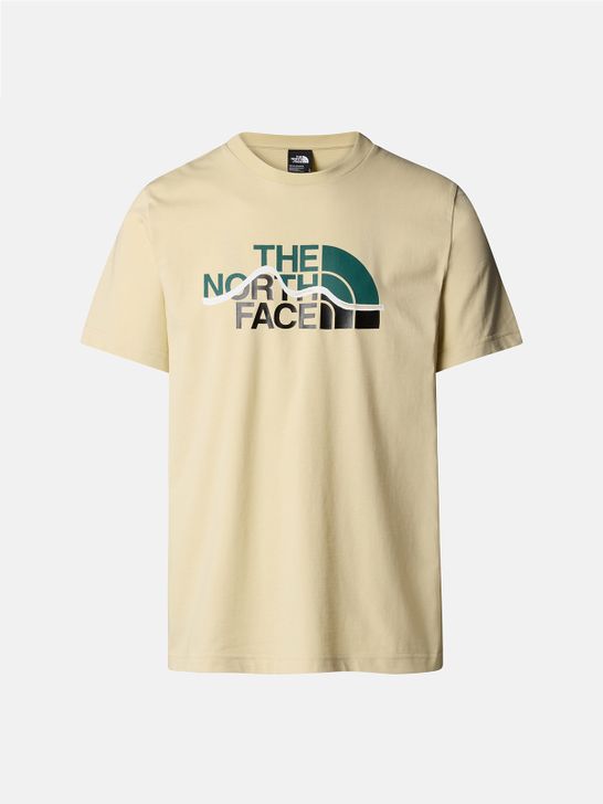 t-shirt-the-north-face-mountain-line-beige