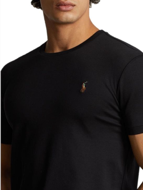 t-shirt-polo-ralph-lauren-interlock-nero-710740727-001