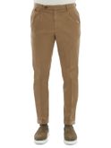 trousers briglia 1949 tencel-cotton brown