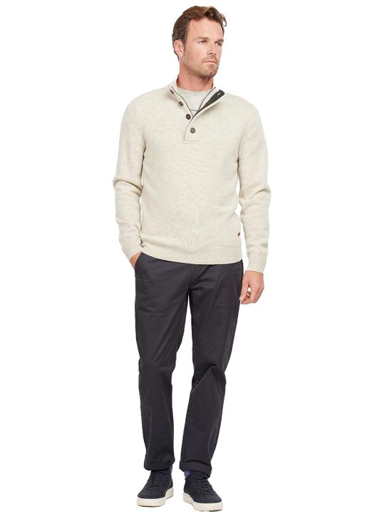 sweater-barbour-half-zip-grey