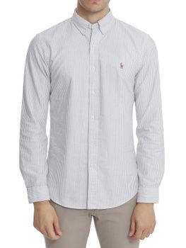 Camicia Polo Ralph Lauren Oxford Marrone