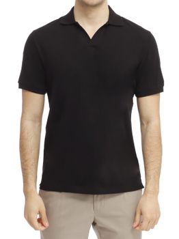 Polo Shirt MC2 Saint Barth Charles Black