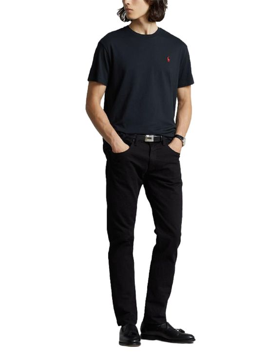 t-shirt-polo-ralph-luren-jersey-nero-710680785-001