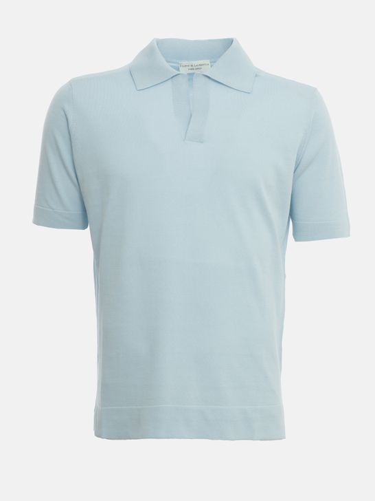 polo-shirt-filippo-de-laurentiis-crepe-light-blue