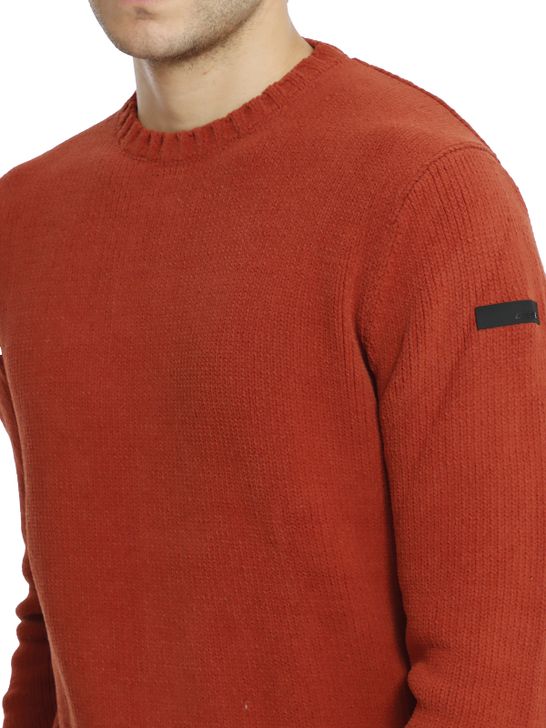 maglione-rrd-cinematt-round-knit-arancione-w25160-31