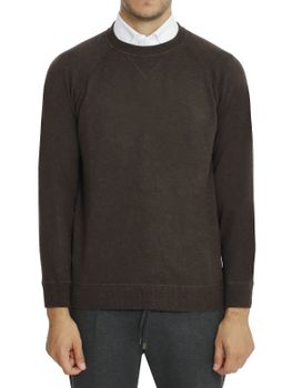 Felpa Alan Paine Raglan Marrone