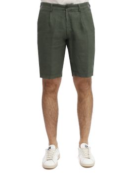 Bermuda Devore Incipit Lino Verde