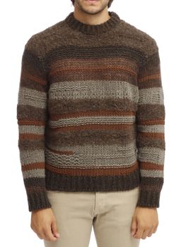 Maglia Rakkì Righe Marrone