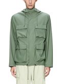 giubbino rains pocket jacket verde