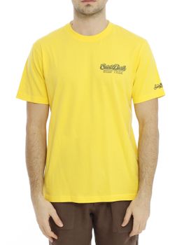 T-Shirt MC2 Saint Barth Stampata Giallo
