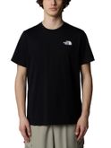 t-shirt the north face box nse black