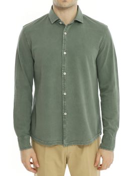 Camicia Magazzino Ricambi Piquet Verde