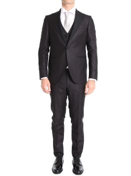 Abito Sartoria Latorre Cerimonia Gilet Nero