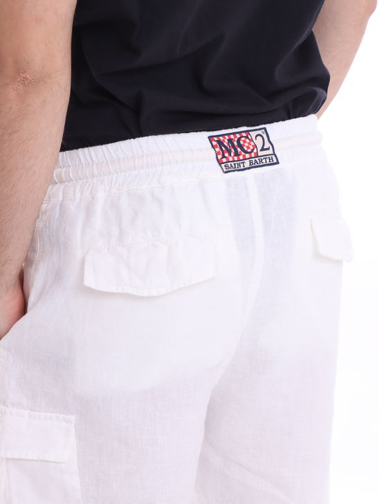 short-mc2-saint-barth-linen-white
