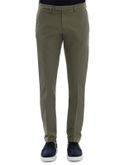 pantaloni briglia 1949 micro canvas verde