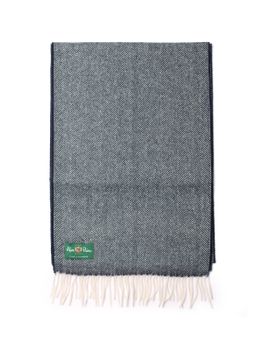 Scarf Alan Paine Kinross Cashmere Blue