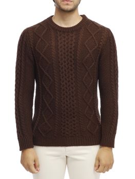 Maglia Rakkì Aran Marrone