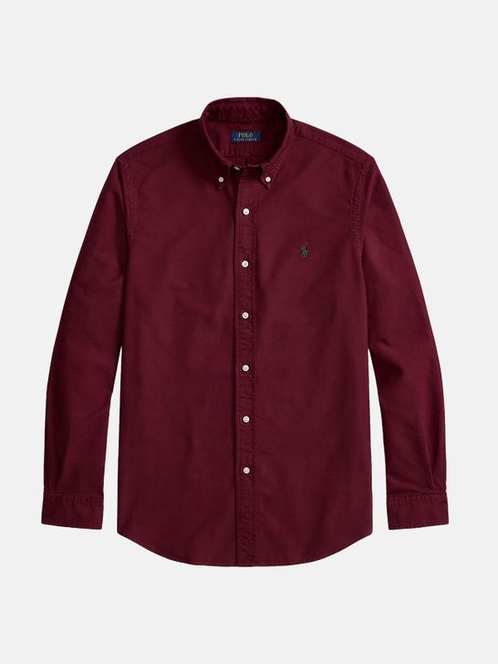 camicia-polo-ralph-lauren-oxford-garment-dyed-bordeaux-710805564-526
