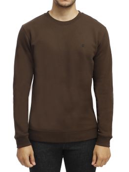 Felpa Dondup Logo Marrone
