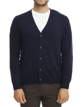 Cardigan MC2 Saint Barth Herirson Blu