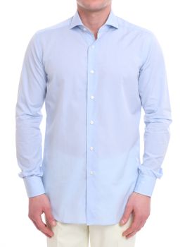 Shirt Xacus Taylor White-Light Blue