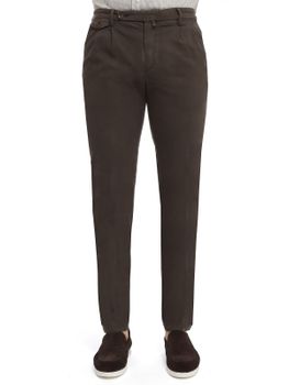 Pantaloni Briglia 1949 Tencel-Cotone Marrone