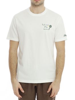 T-Shirt MC2 Saint Barth Portofino Bianco