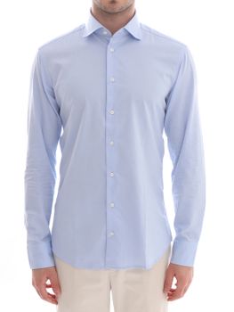 Camicia Bastoncino Pinpoint Azzurro