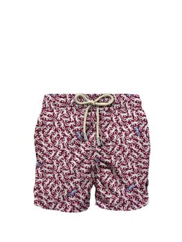 Swim Trunk MC2 Saint Barth Ultralight Bordeaux
