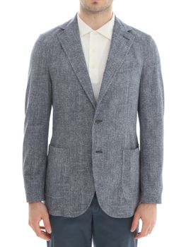Blazer Circolo 1901 Herringbone Blue