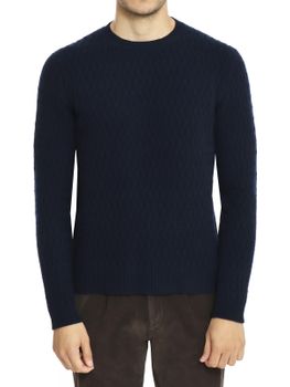 Maglia Rakkì Intrecciata Blu