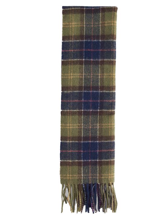 scarf-barbour-tartan-green