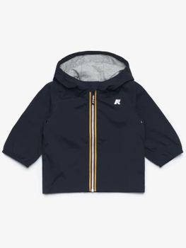 Jacket K-Way E. Jack Stretch Nylon Jersey Blue