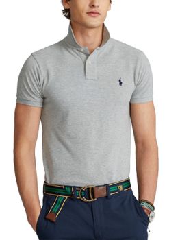 Polo Shirt Polo Ralph Lauren Mesh Grey
